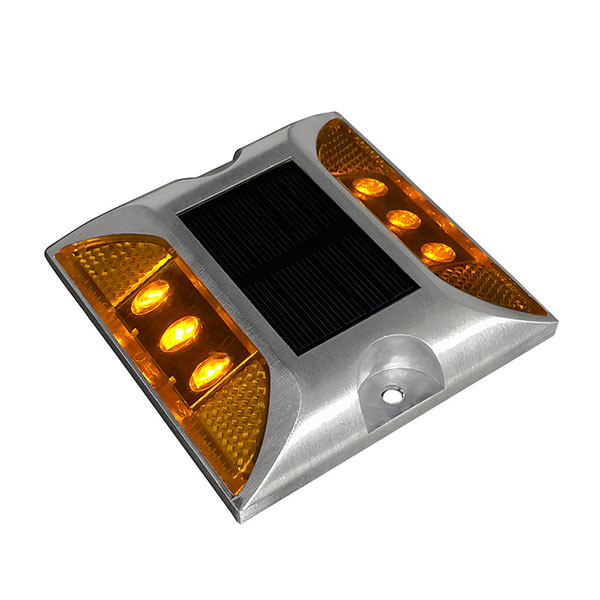 double side solar pavement markers Dia 14NOKINm loading bearing 30 tons