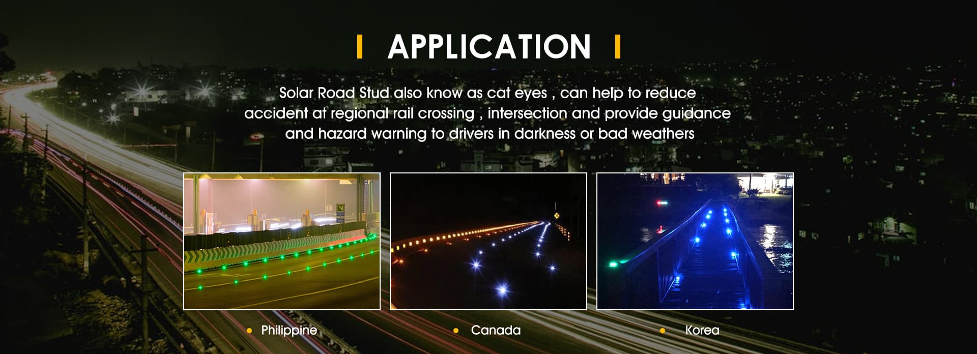 solar motorway road stud